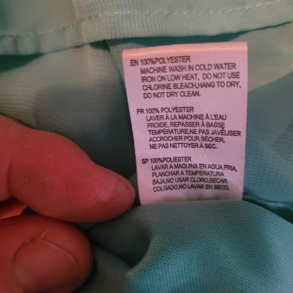 Ripe Aqua Colored Strapless Dress XS - Picture 5 of 5